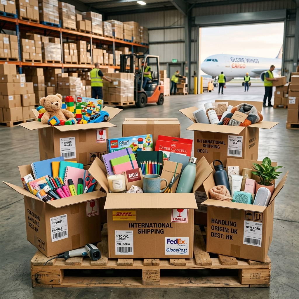 shipping boxes